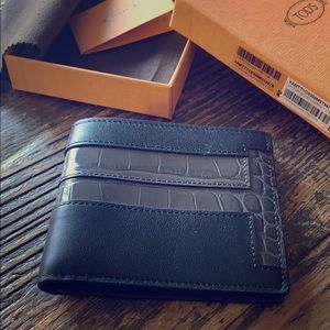 NWT Tod’s Designer Men’s Wallet
